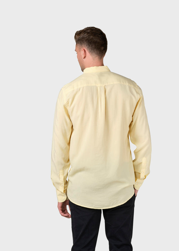 Klitmøller Collective ApS Justin shirt Shirts Lemon sorbet
