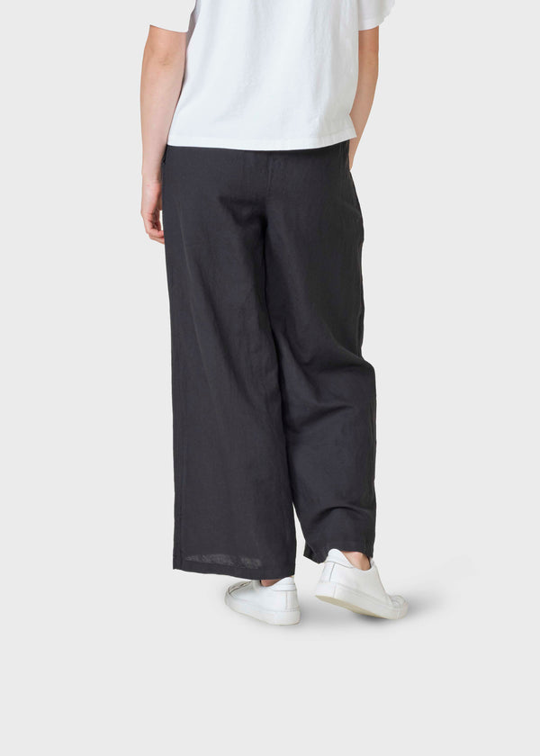 Klitmøller Collective ApS Kaja cotton/linen pants Pants Black