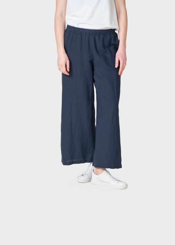 Klitmøller Collective ApS Kaja cotton/linen pants Pants Navy