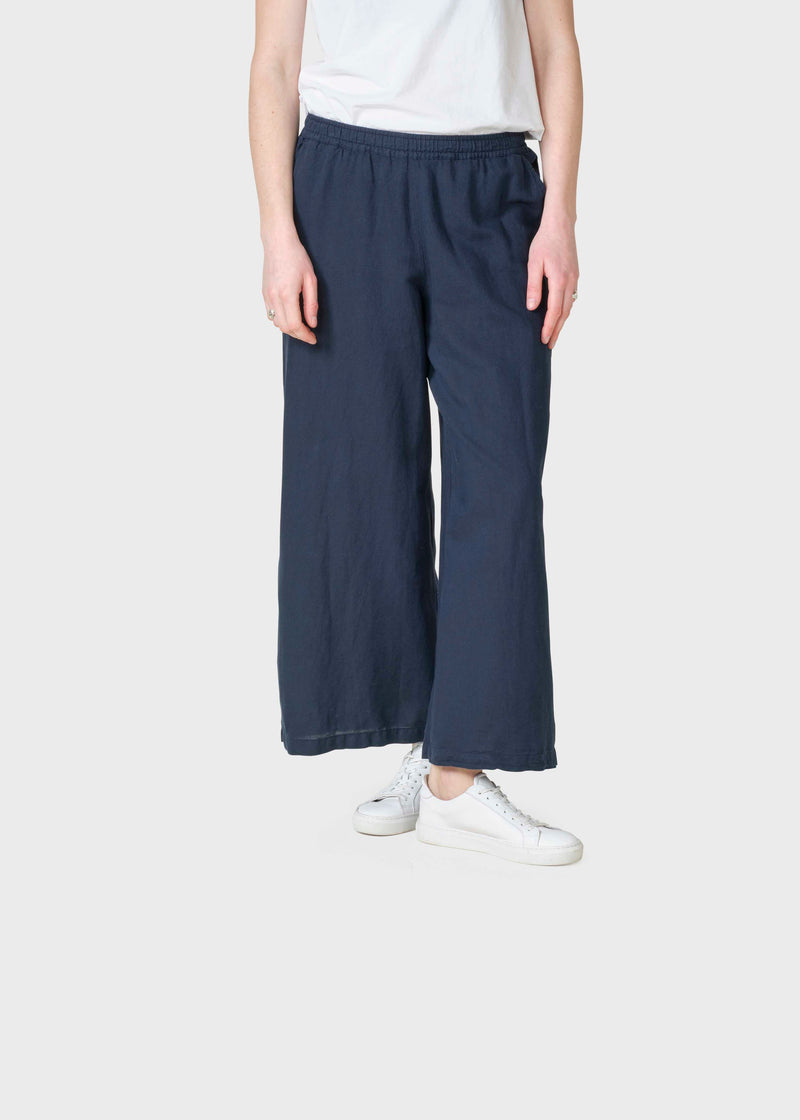 Klitmøller Collective ApS Kaja cotton/linen pants Pants Navy