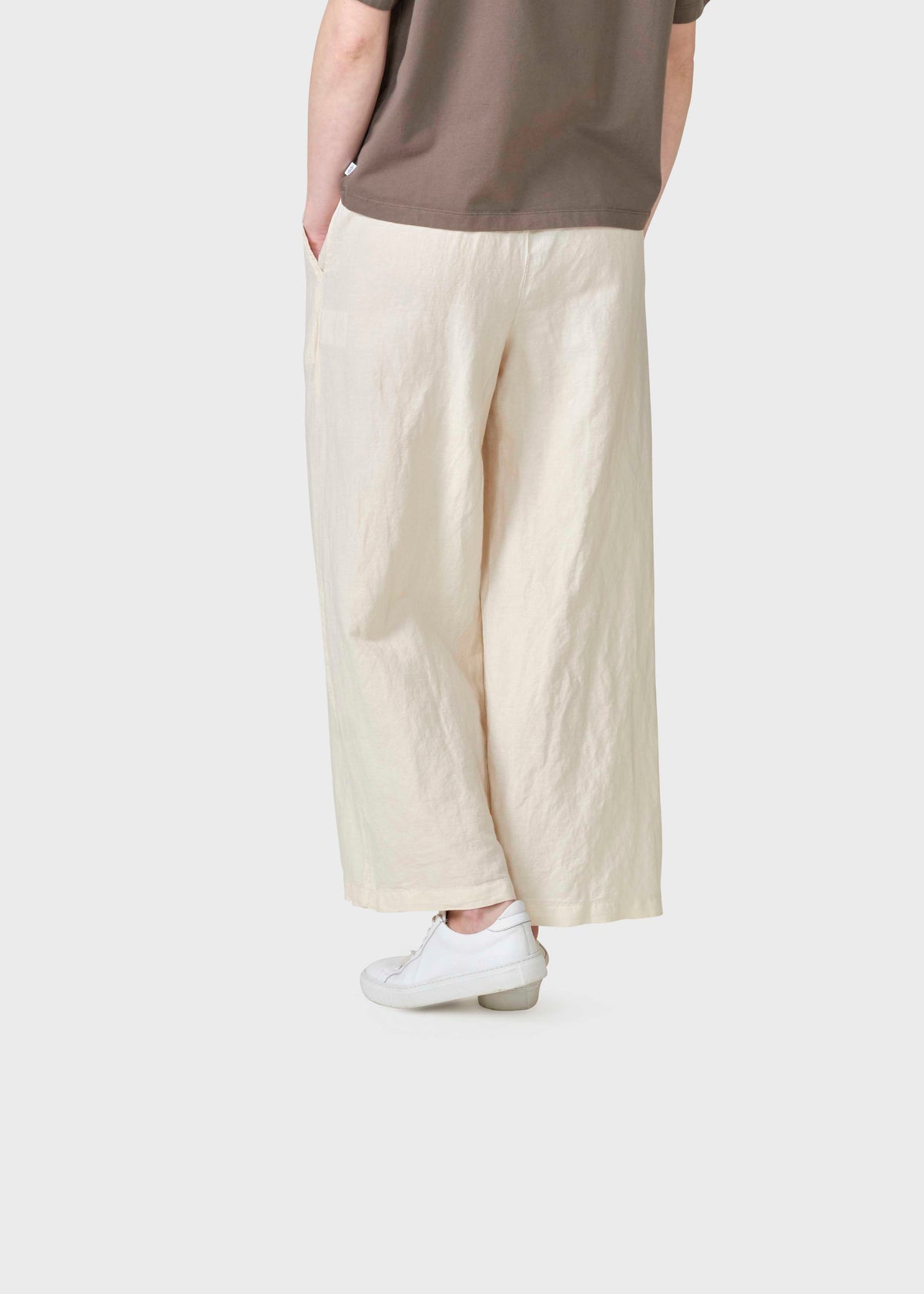 Klitmøller Collective ApS Kaja cotton/linen pants Pants Pastel sand