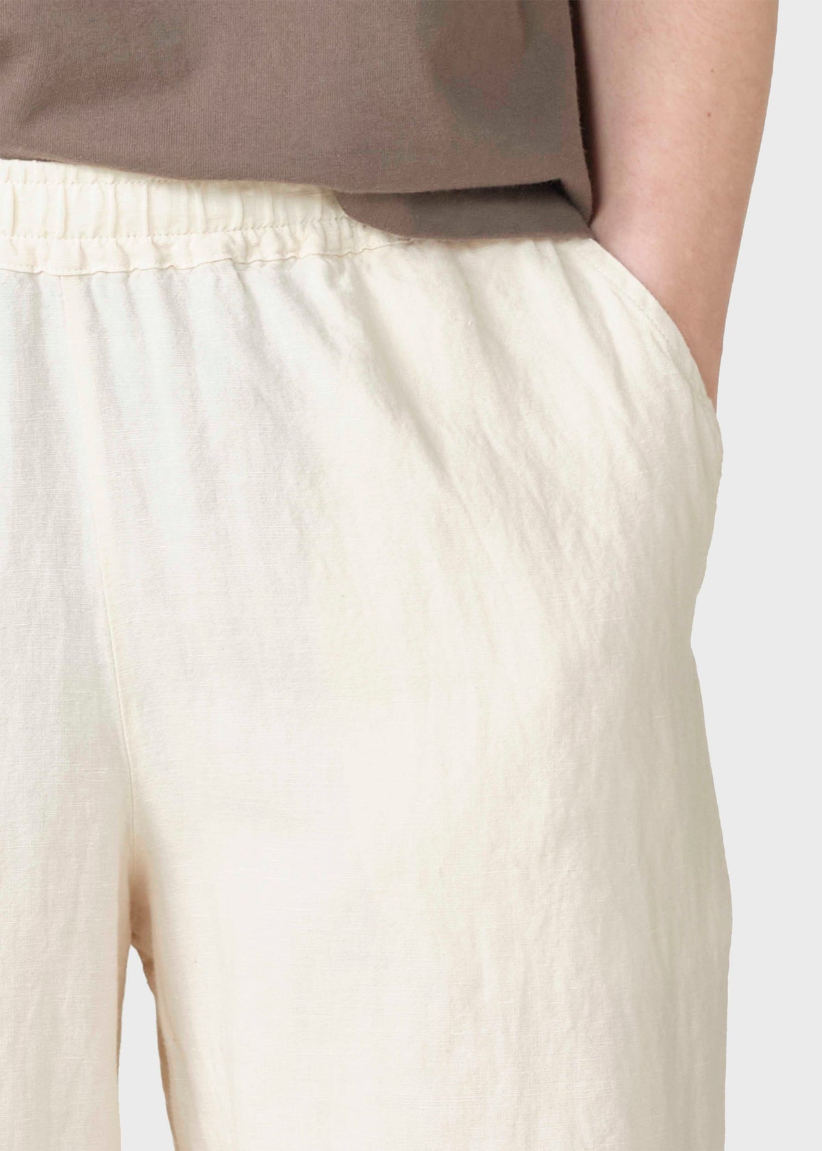Klitmøller Collective ApS Kaja cotton/linen pants Pants Pastel sand