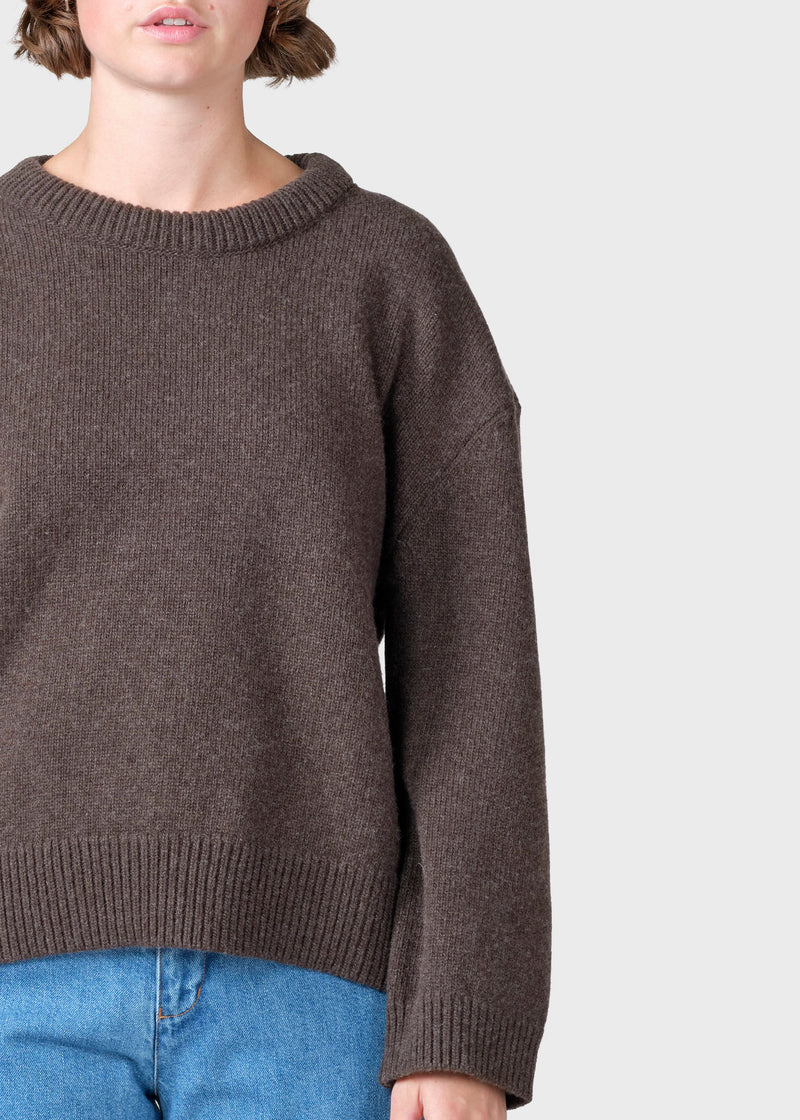 Klitmøller Collective ApS Karen knit Knitted sweaters Taupe
