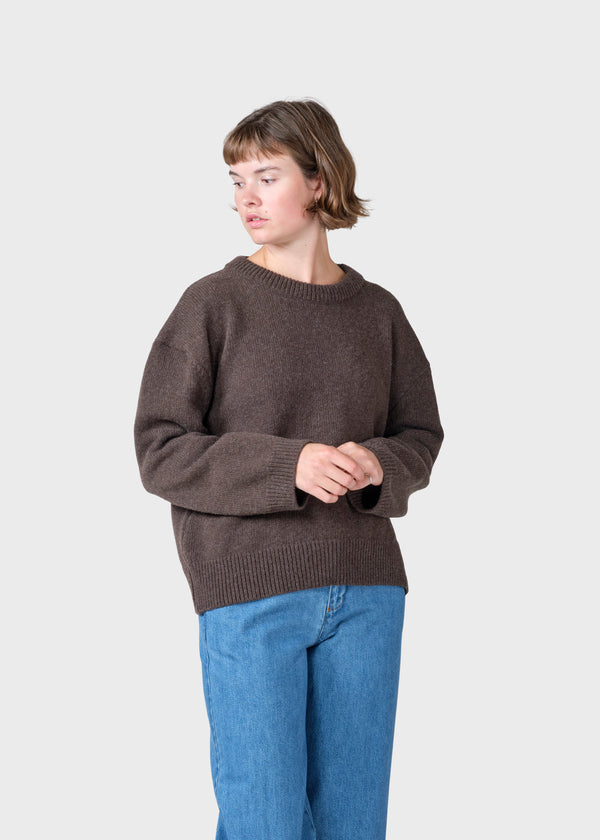 Klitmøller Collective ApS Karen knit Knitted sweaters Taupe