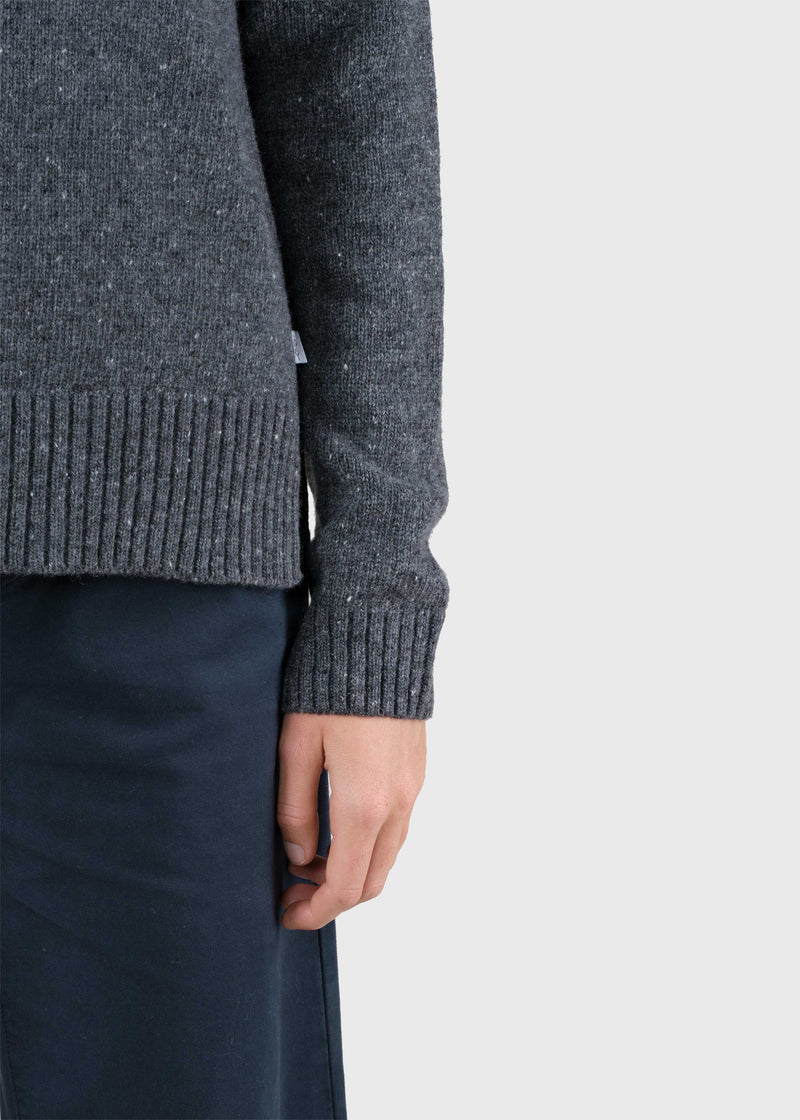 Klitmøller Collective ApS Kari knit Knitted sweaters Grey melange
