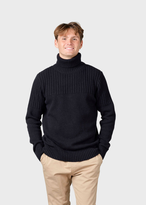 Klitmøller Collective ApS Karlsson knit Knitted sweaters Black