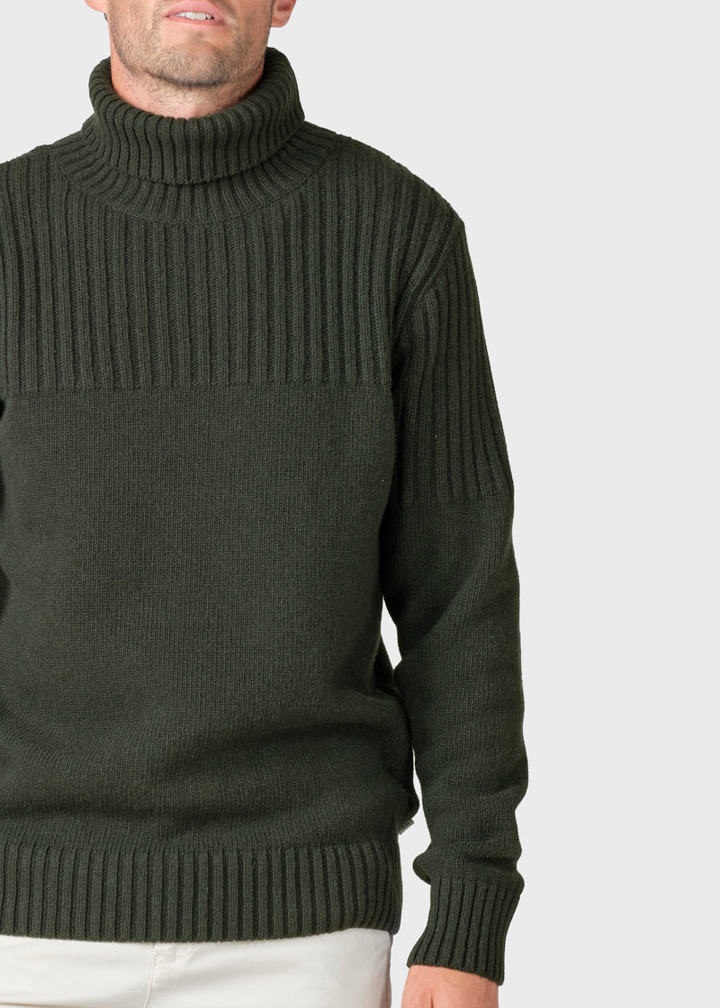 Klitmøller Collective ApS Karlsson knit Knitted sweaters Olive