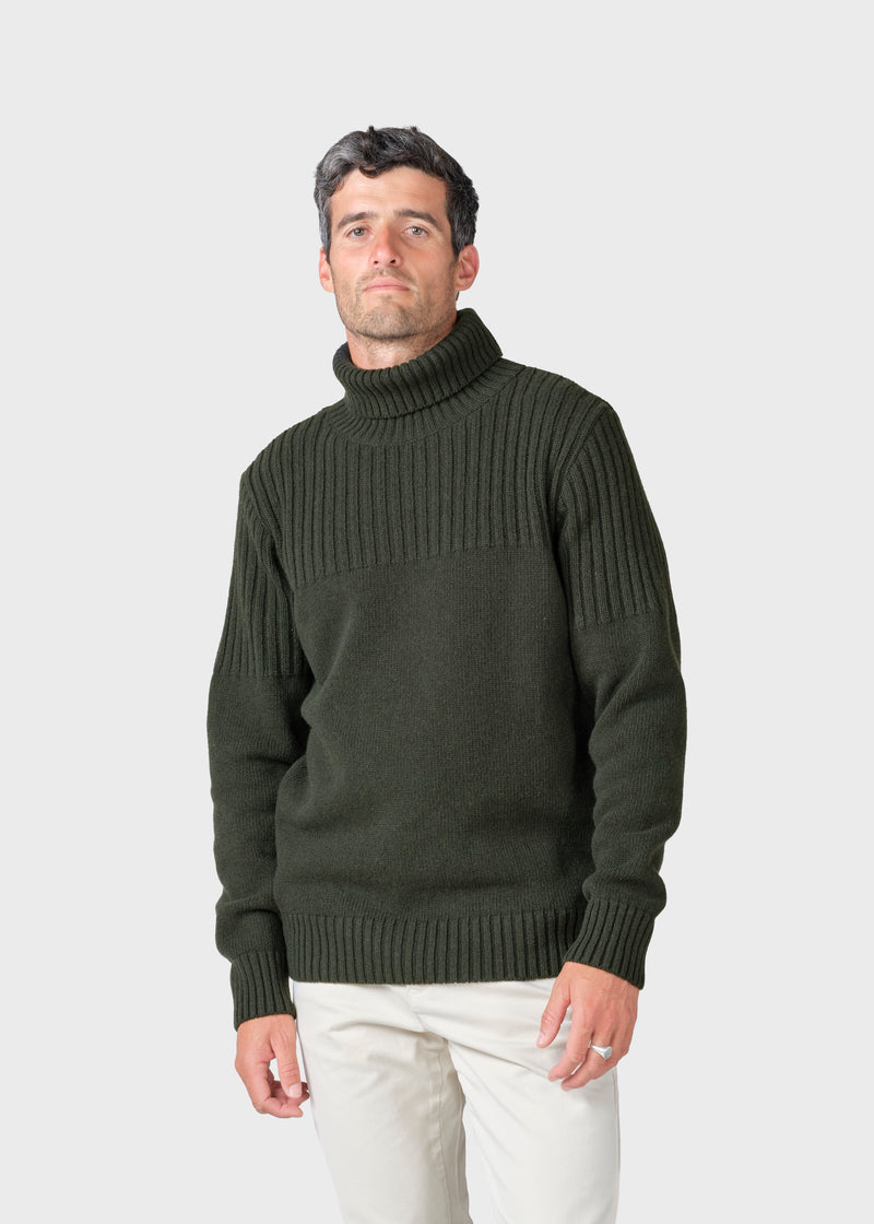 Klitmøller Collective ApS Karlsson knit Knitted sweaters Olive