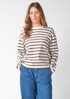 Klitmøller Collective ApS Kelly LS tee OCS T-Shirts Cream/taupe