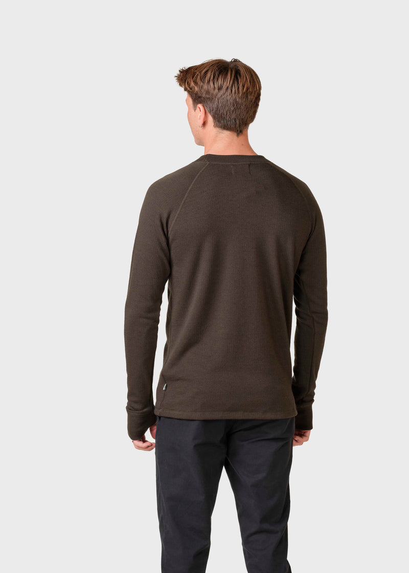 Klitmøller Collective ApS Knuth wool crew Sweatshirts Olive