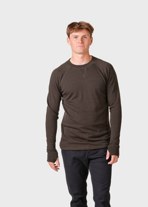 Klitmøller Collective ApS Knuth wool crew Sweatshirts Olive