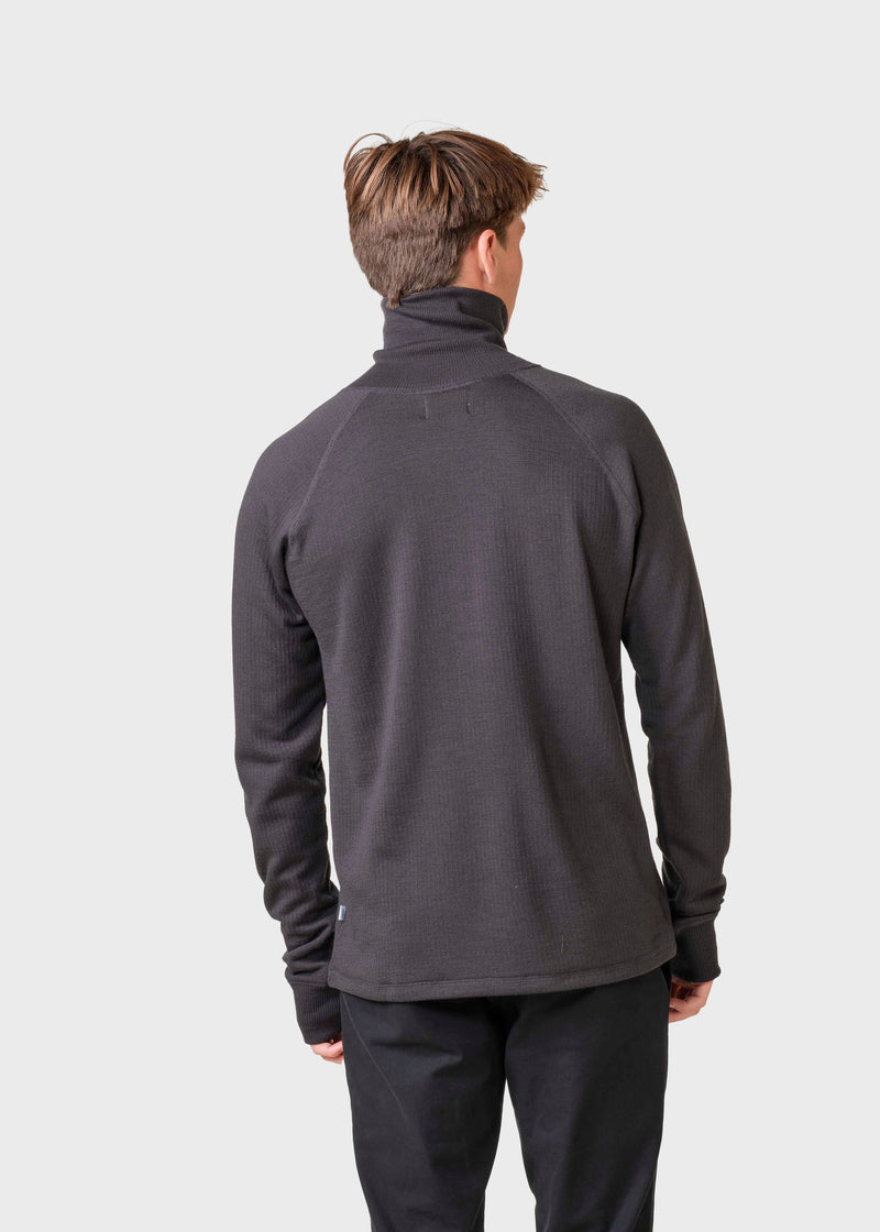 Klitmøller Collective ApS Knuth wool zip Sweatshirts Black