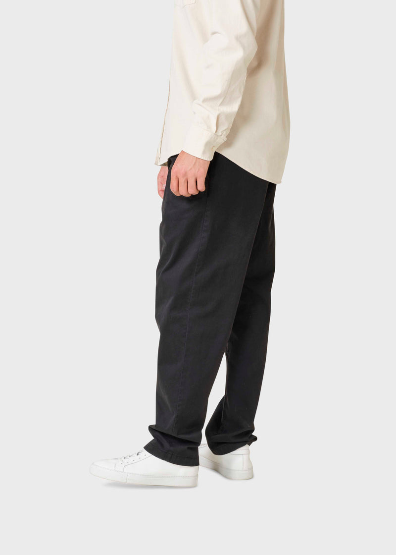 Klitmøller Collective ApS Kristian twill pants Pants Black