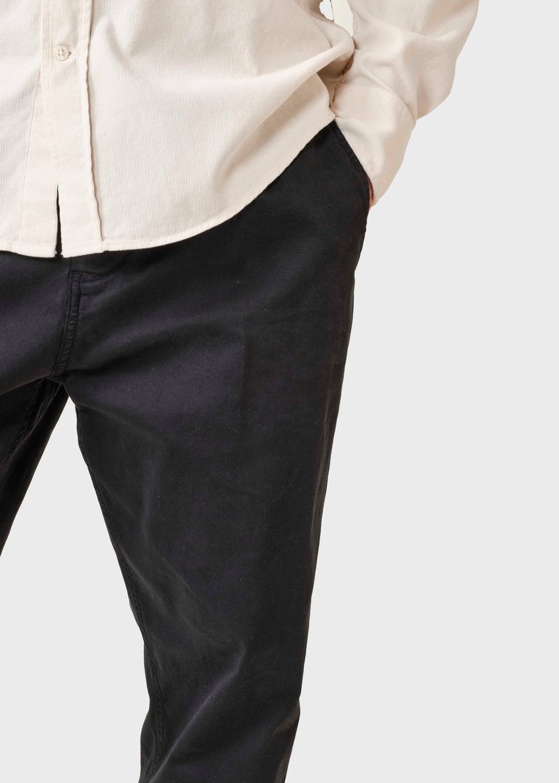 Klitmøller Collective ApS Kristian twill pants Pants Black