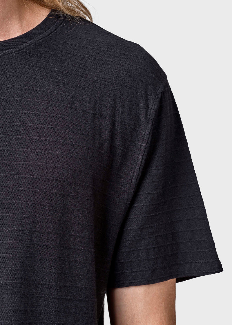 Klitmøller Collective ApS Lauge tee T-Shirts Black