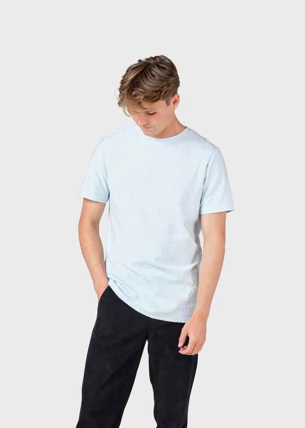 Klitmøller Collective ApS Lauge tee T-Shirts Light blue
