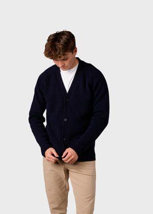 Klitmøller Collective ApS Leo knit cardigan Knitted sweaters Navy