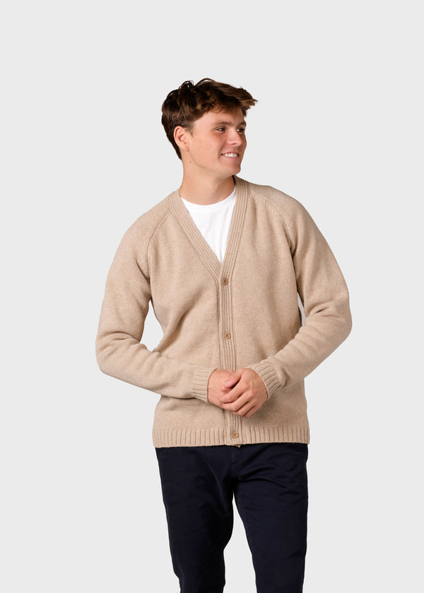 Klitmøller Collective ApS Leo knit cardigan Knitted sweaters Sand