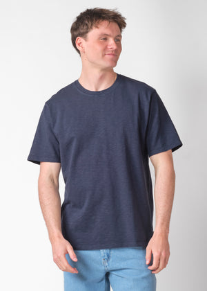 Klitmøller Collective ApS Leon tee T-Shirts Navy