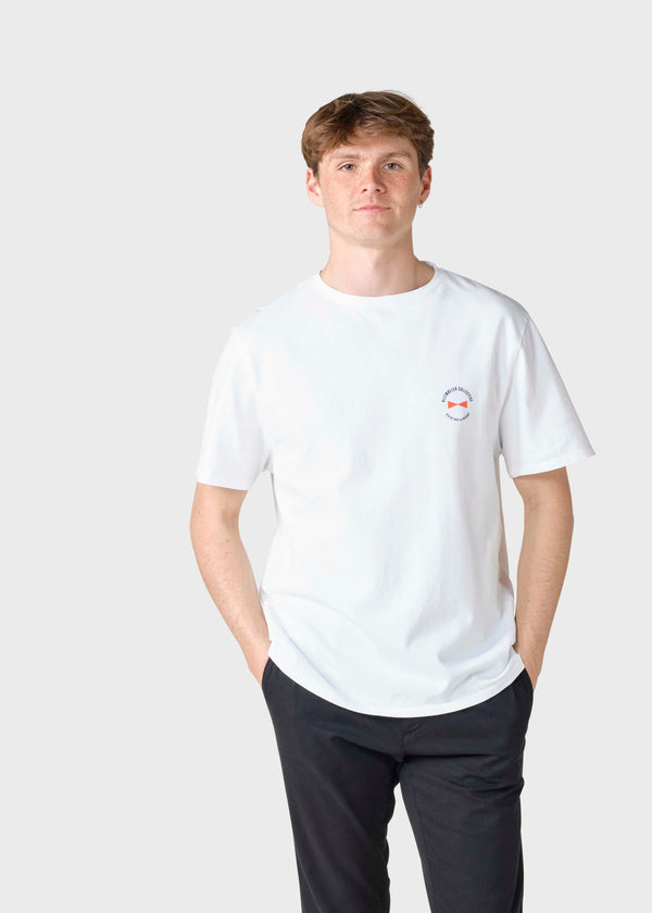 Klitmøller Collective ApS Levin tee T-Shirts White