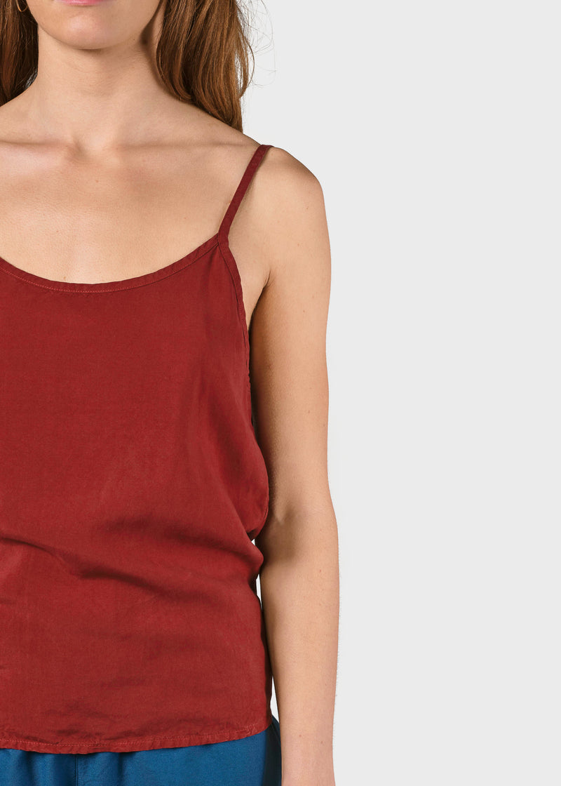 Klitmøller Collective ApS Lili tank top T-Shirts Clay red