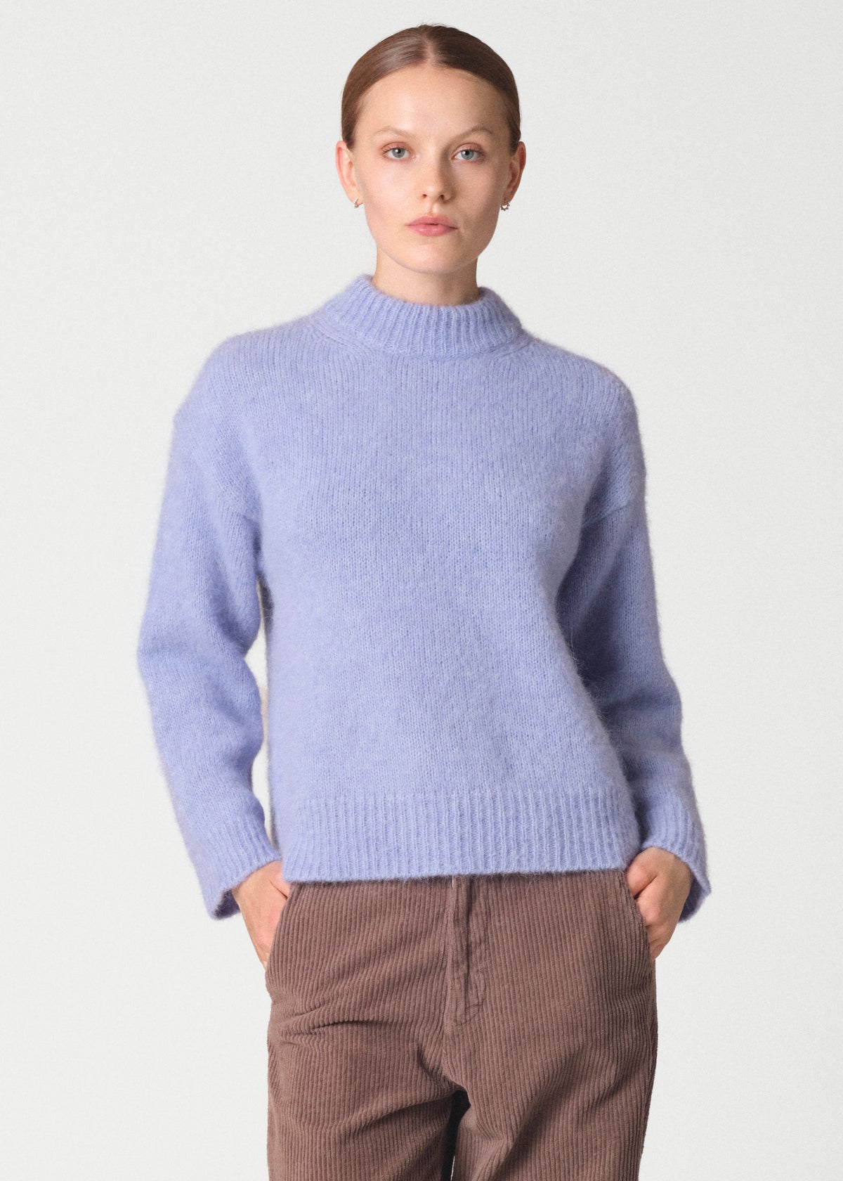 Klitmøller Collective ApS Linden knit Knitted sweaters Light blue