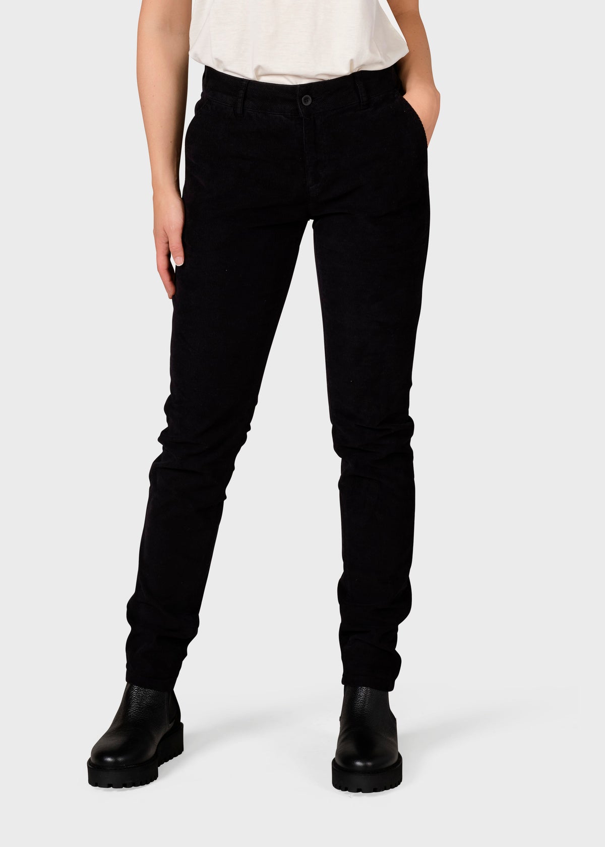 Klitmøller Collective ApS Liv corduroy pants Pants Black