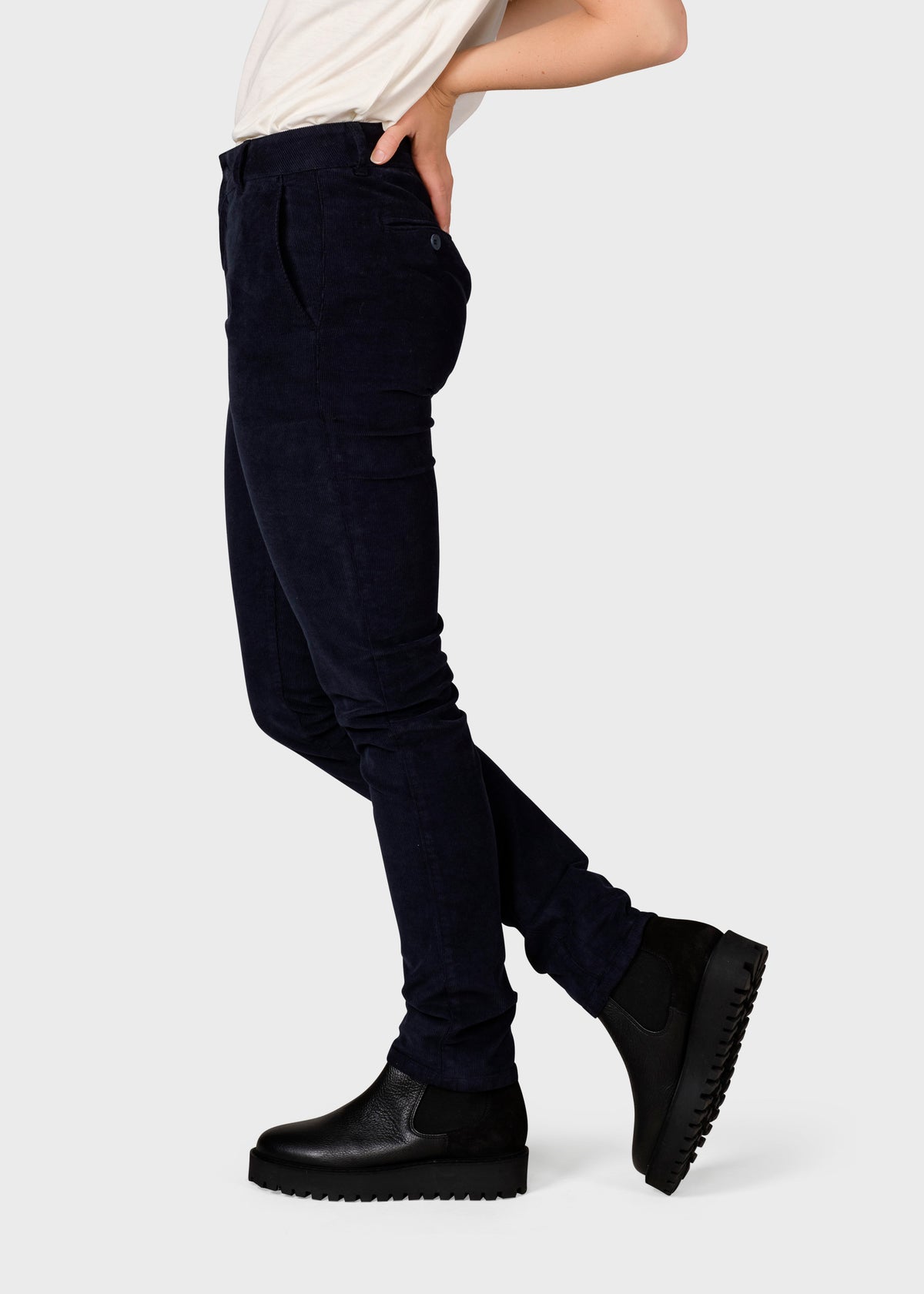 Klitmøller Collective ApS Liv corduroy pants Pants Navy