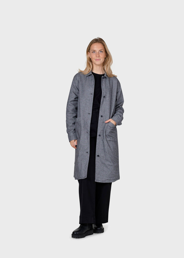 Klitmøller Collective ApS Lolly lumber overshirt Jackets Light grey