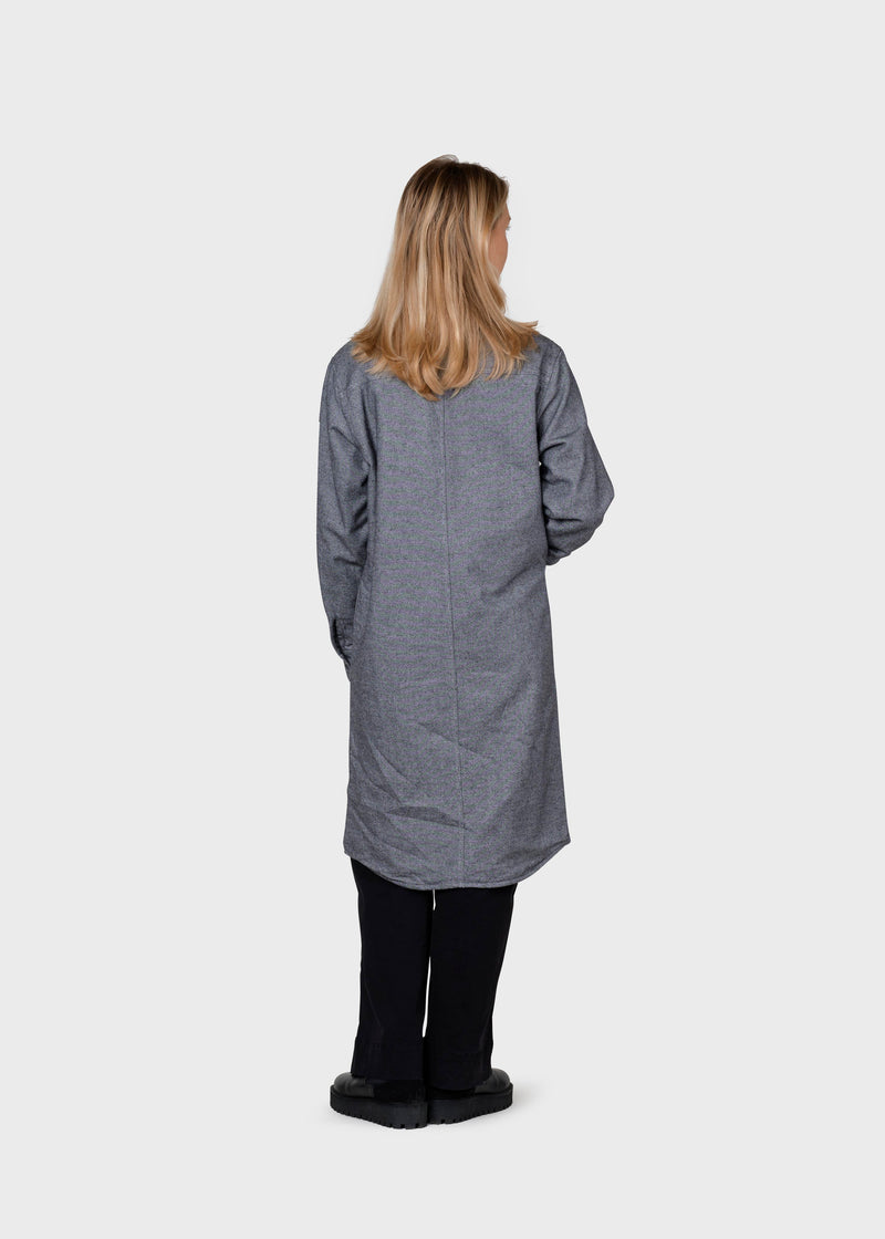 Klitmøller Collective ApS Lolly lumber overshirt Jackets Light grey