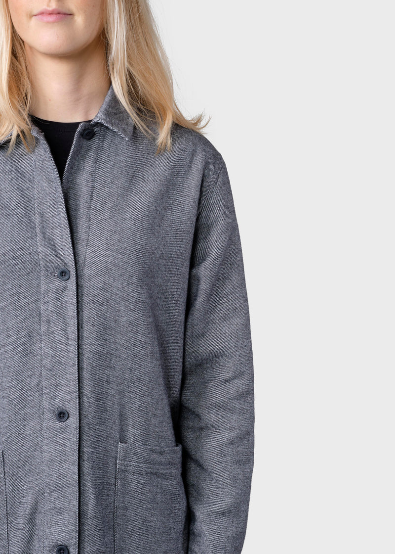 Klitmøller Collective ApS Lolly lumber overshirt Jackets Light grey