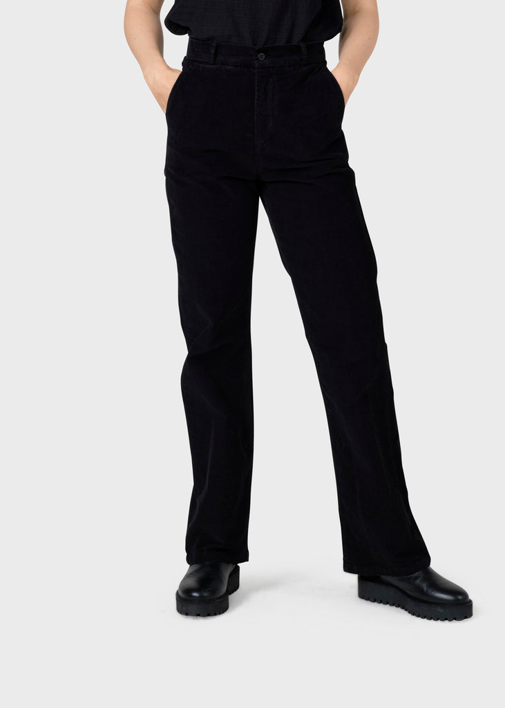 Lone corduroy pants - Black – klitmollercollective.com