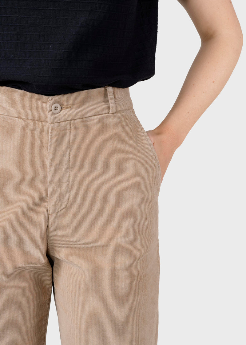Klitmøller Collective ApS Lone corduroy pants Pants Sand