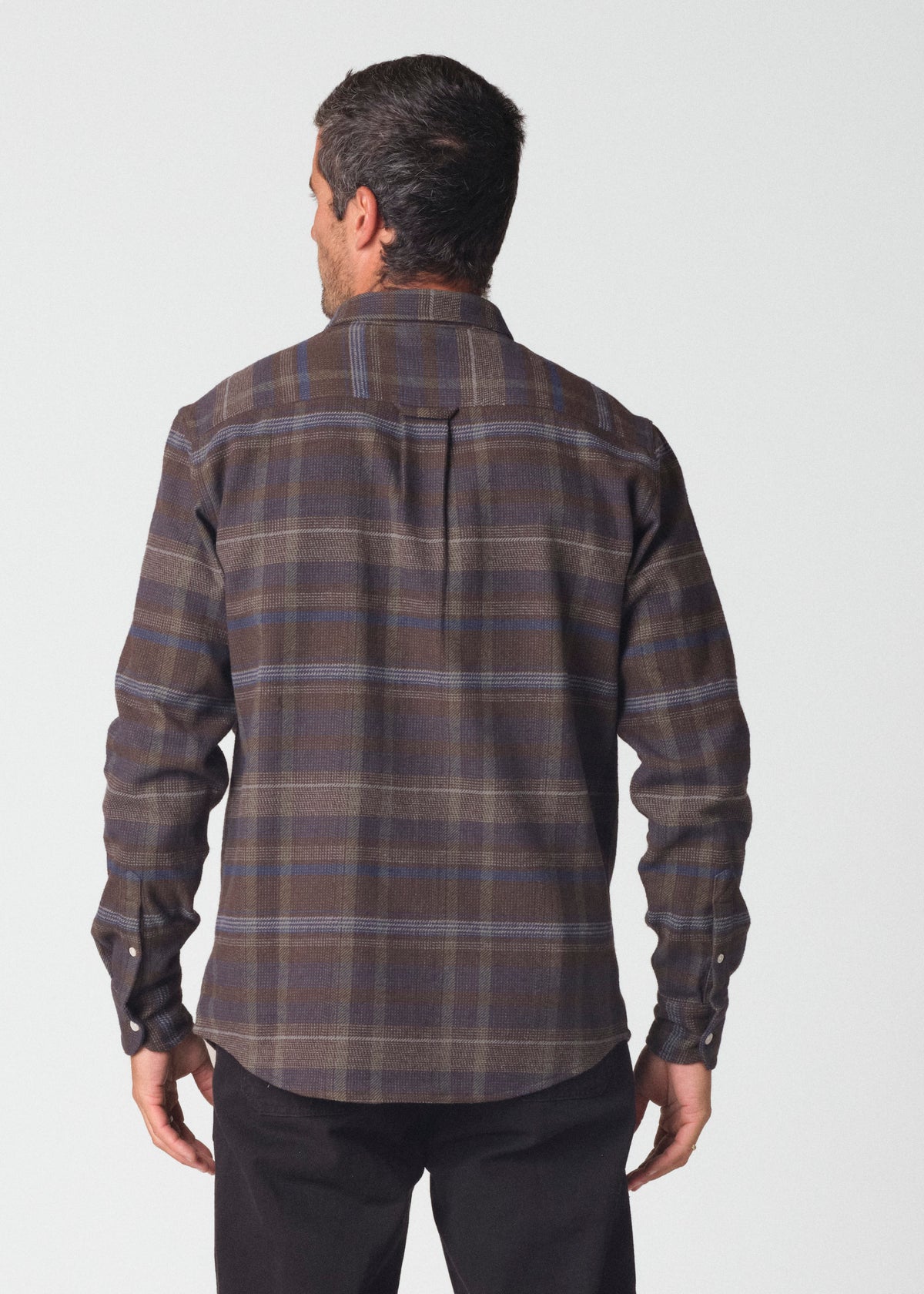 Klitmøller Collective ApS Luke shirt GOTS Shirts Navy/olive
