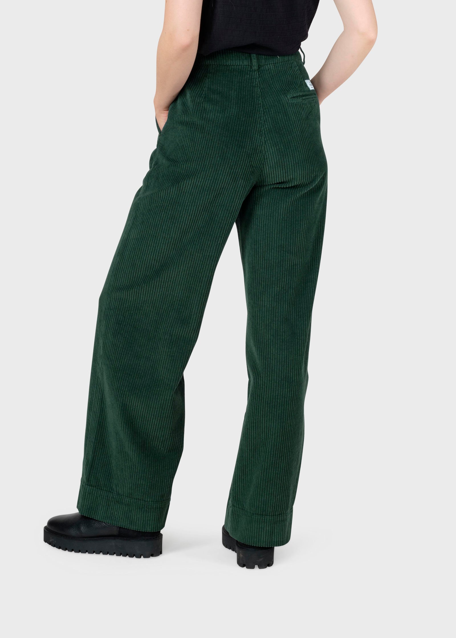 ボトムスその他 HAIKURE Wide moss green corduroy trousers HAIKURE Wide moss green corduroy trousers - Jeans - Save