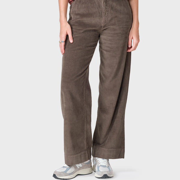 Lydia jumbo corduroy pants - Taupe – klitmollercollective.com