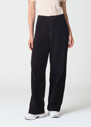 Klitmøller Collective ApS Lydia jumbo corduroy pants - Tall GOTS Pants Black