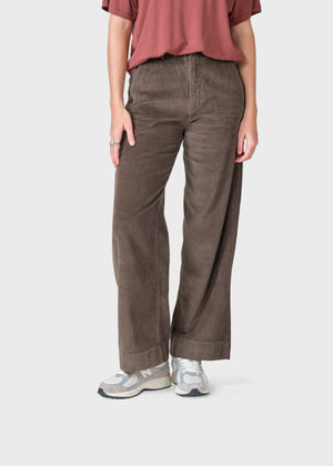 Klitmøller Collective ApS Lydia jumbo corduroy pants - Tall GOTS Pants Taupe