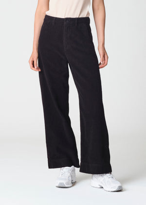Klitmøller Collective ApS Lydia jumbo corduroy pants GOTS Pants Black