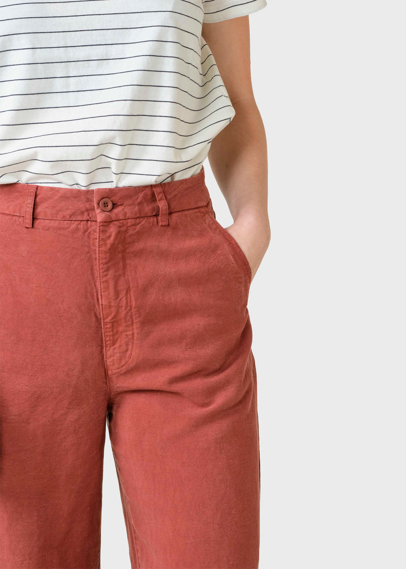 Klitmøller Collective ApS Lydia lyocell pants Pants Terracotta