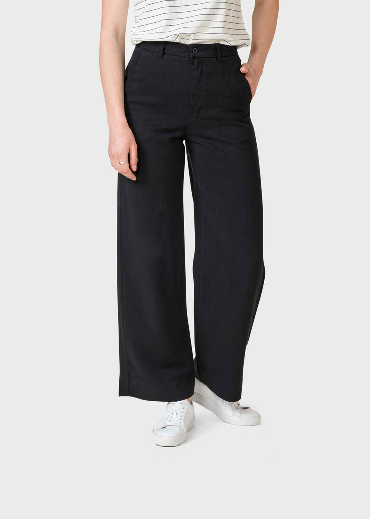 Lydia lyocell pants - Black – klitmollercollective.com