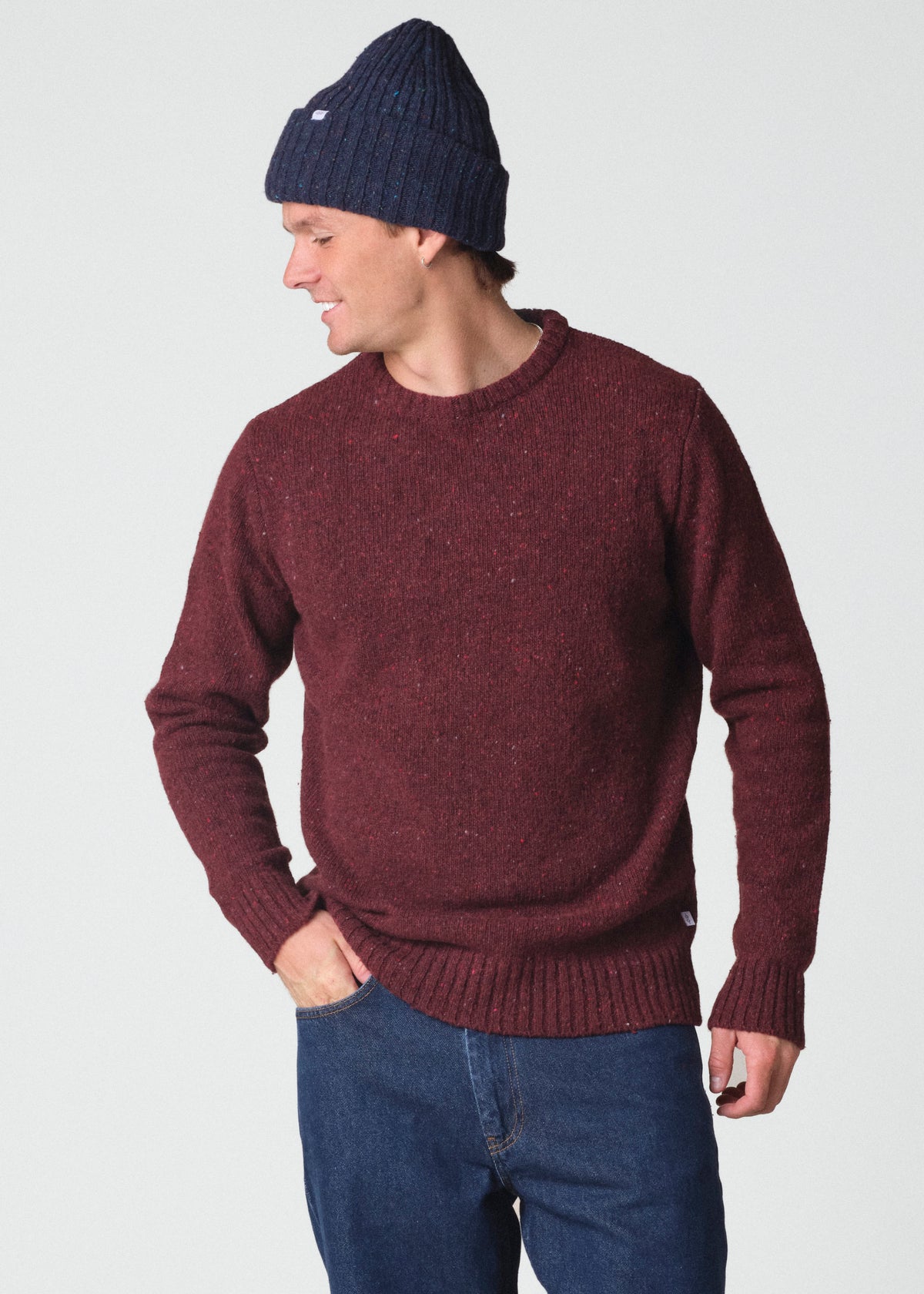 Klitmøller Collective ApS MELANGE BEANIE Beanies Navy