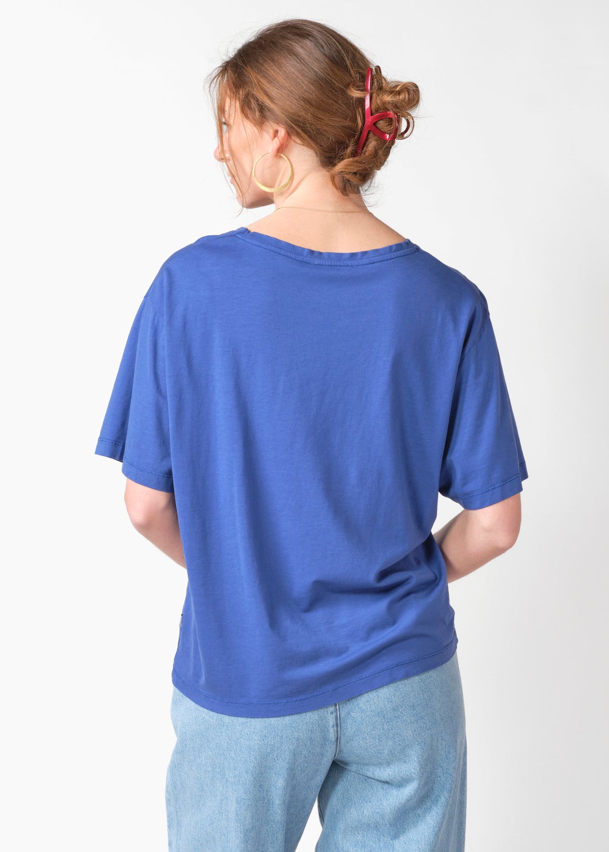 Klitmøller Collective ApS Maren tee OCS T-Shirts Surf blue