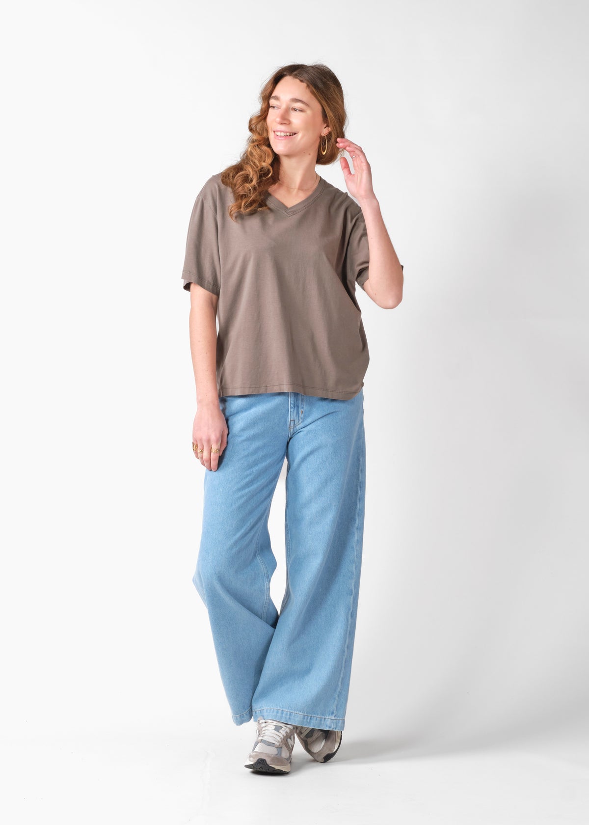 Klitmøller Collective ApS Marie tee OCS T-Shirts Taupe