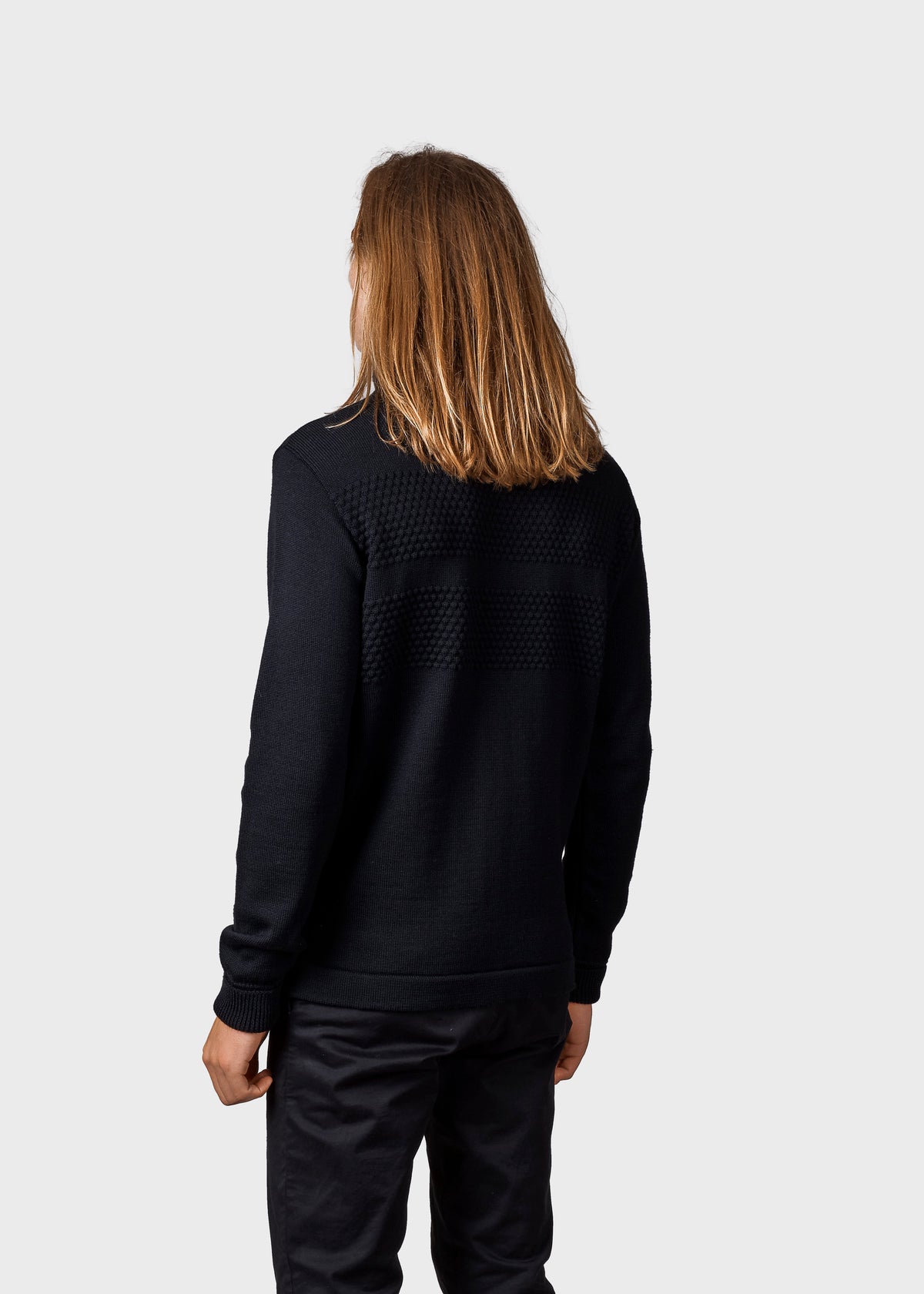 Klitmøller Collective ApS Marinus knit cardigan Knitted sweaters Black