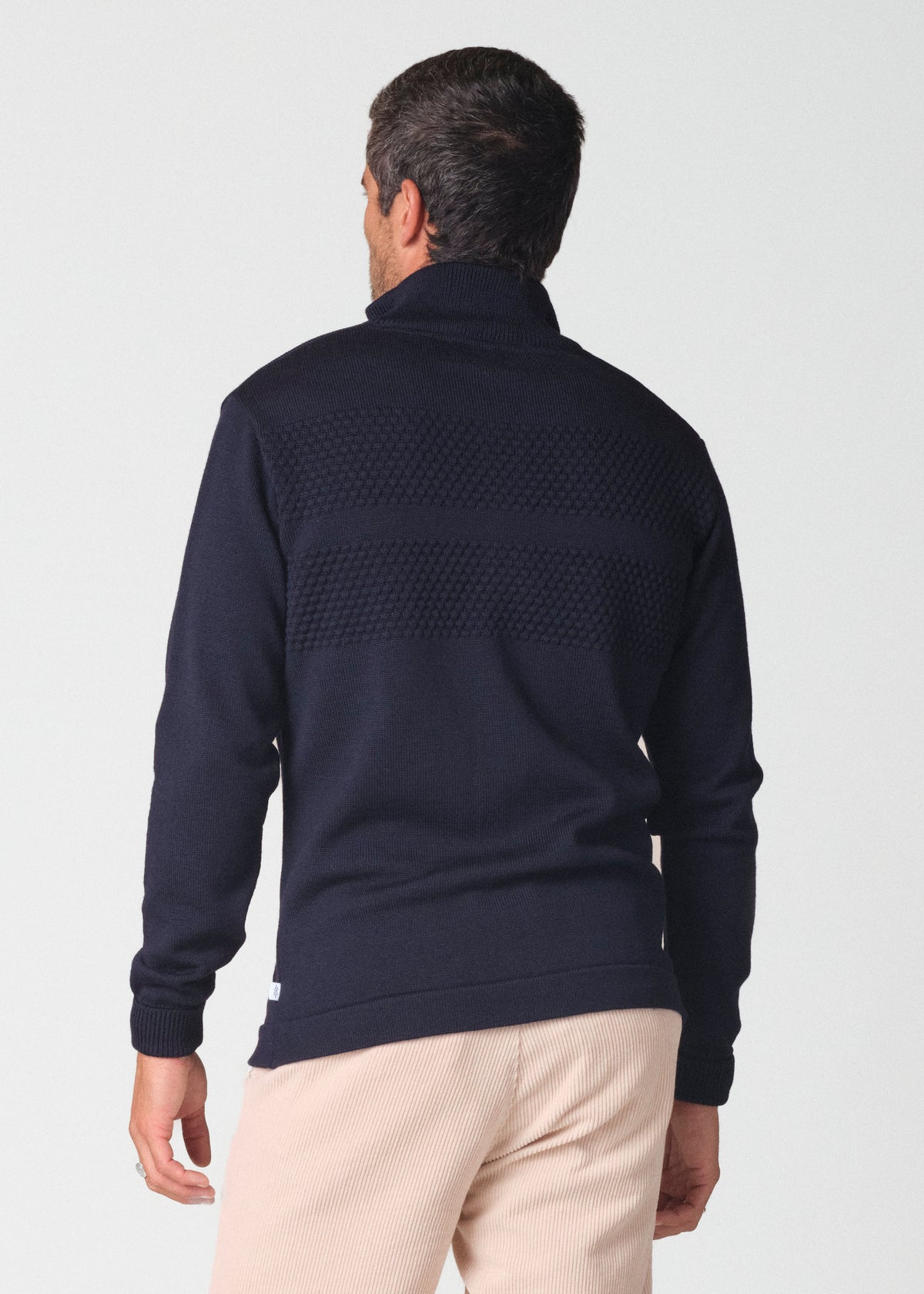 Klitmøller Collective ApS Marinus knit cardigan Knitted sweaters Navy