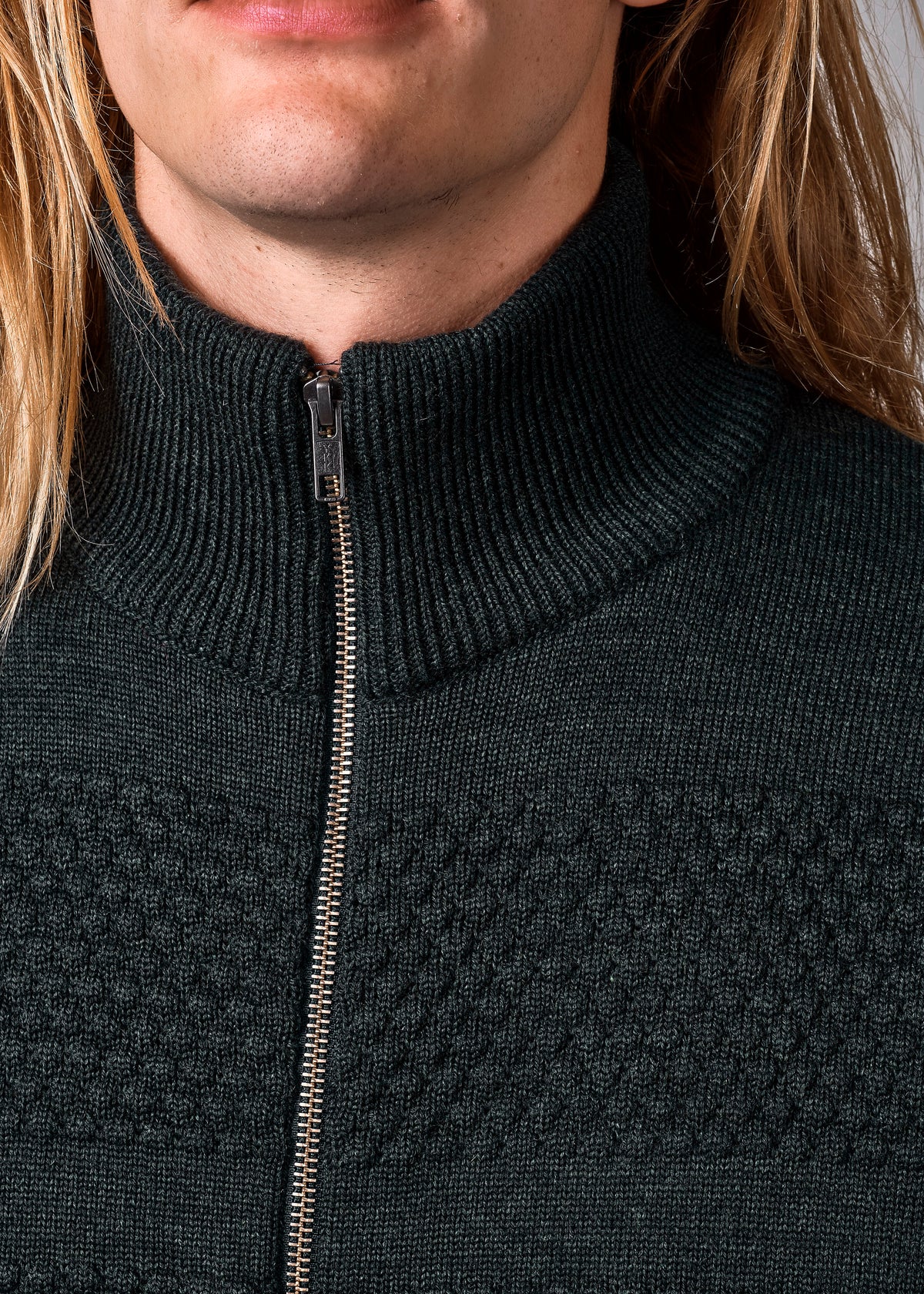 Klitmøller Collective ApS Marinus knit cardigan Knitted sweaters Olive