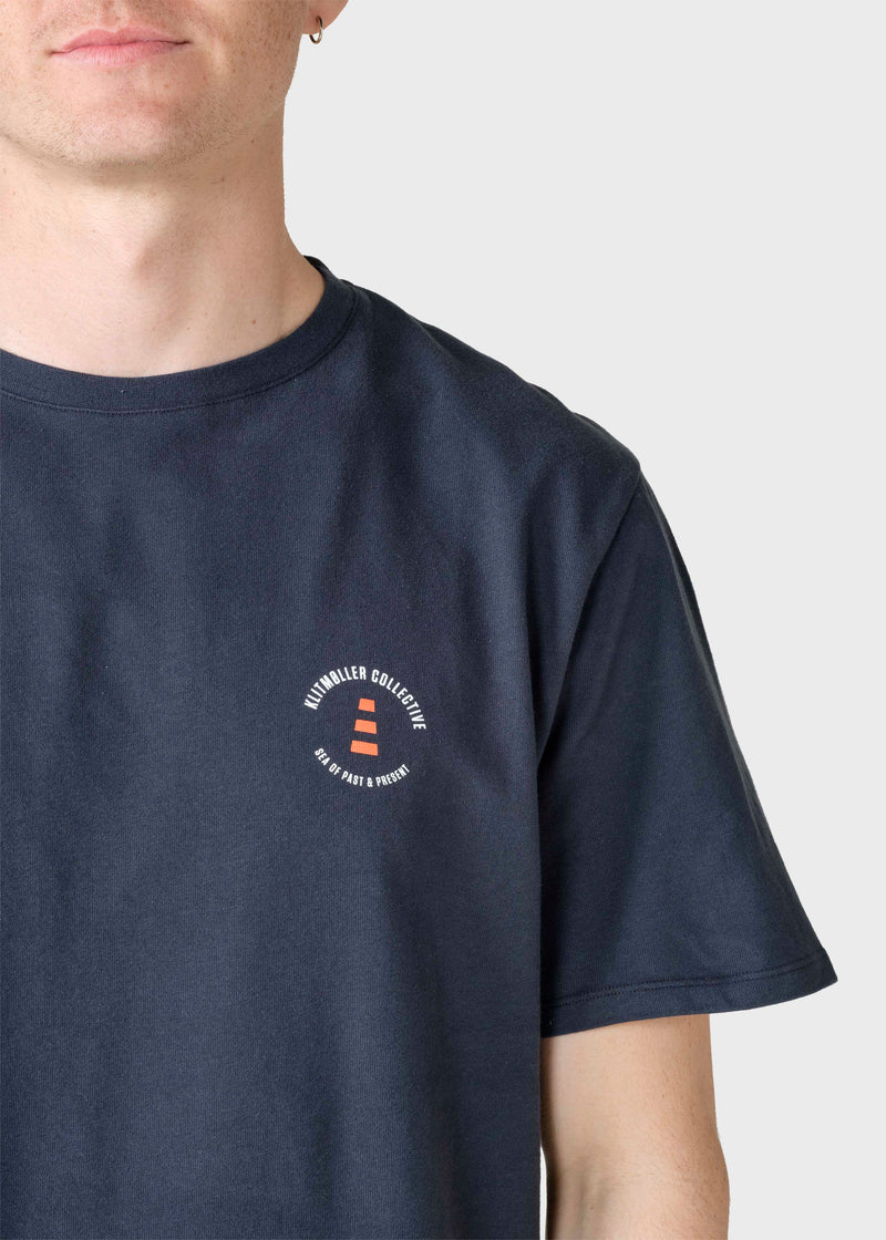 Klitmøller Collective ApS Marlon tee T-Shirts Navy