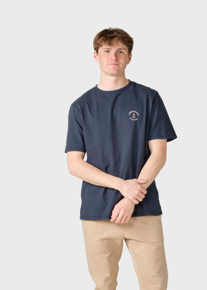 Klitmøller Collective ApS Marlon tee T-Shirts Navy