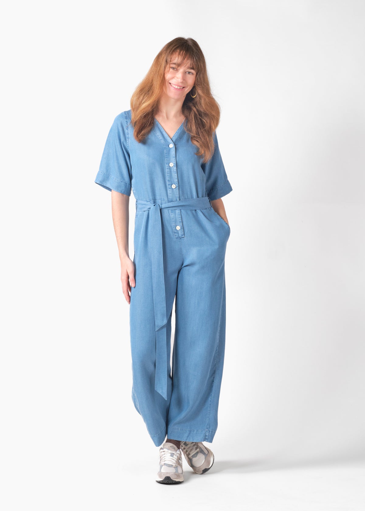 Klitmøller Collective ApS Marna jumpsuit Jumpsuits Light blue chambrey